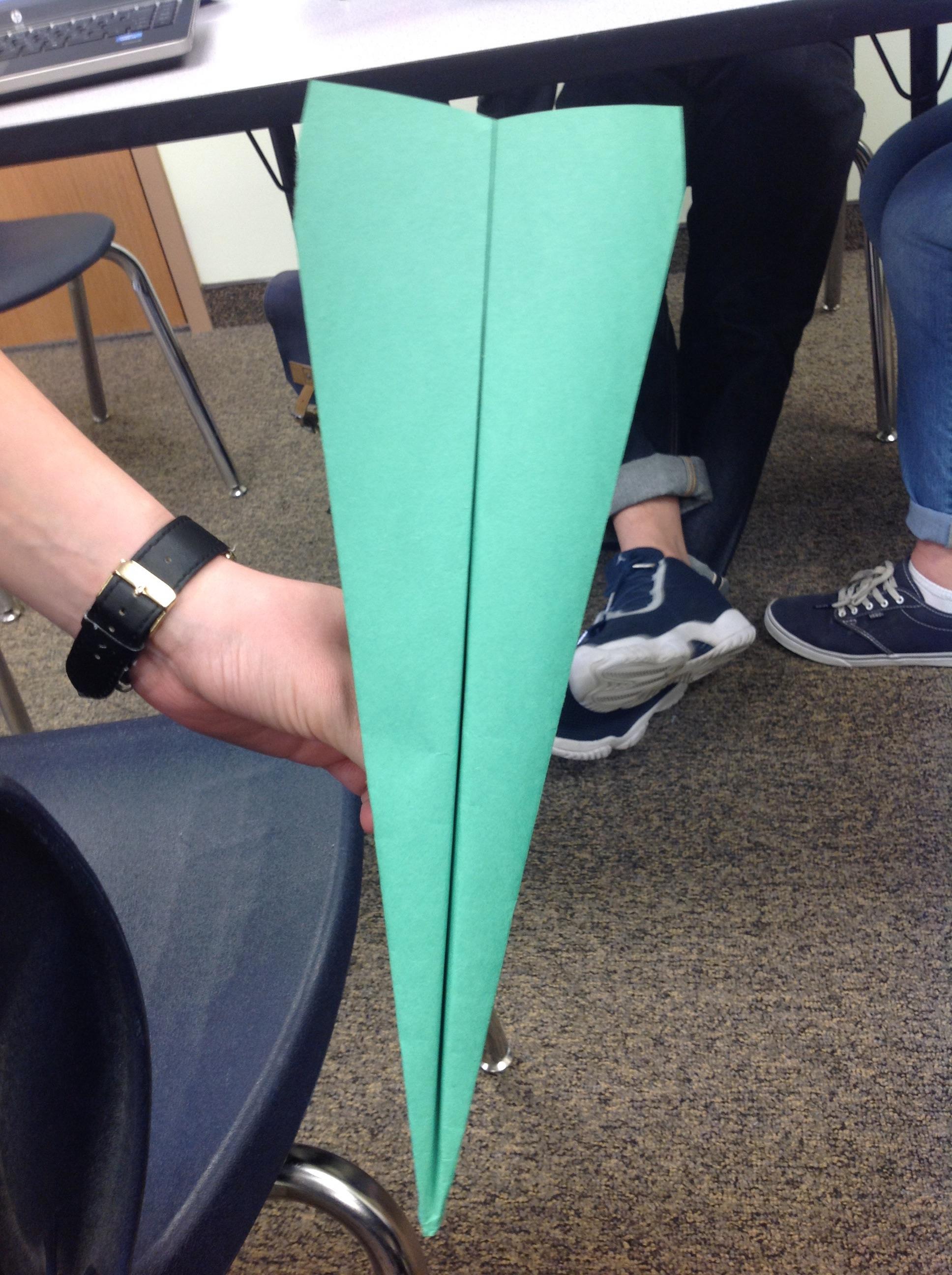 Green Slim Plane